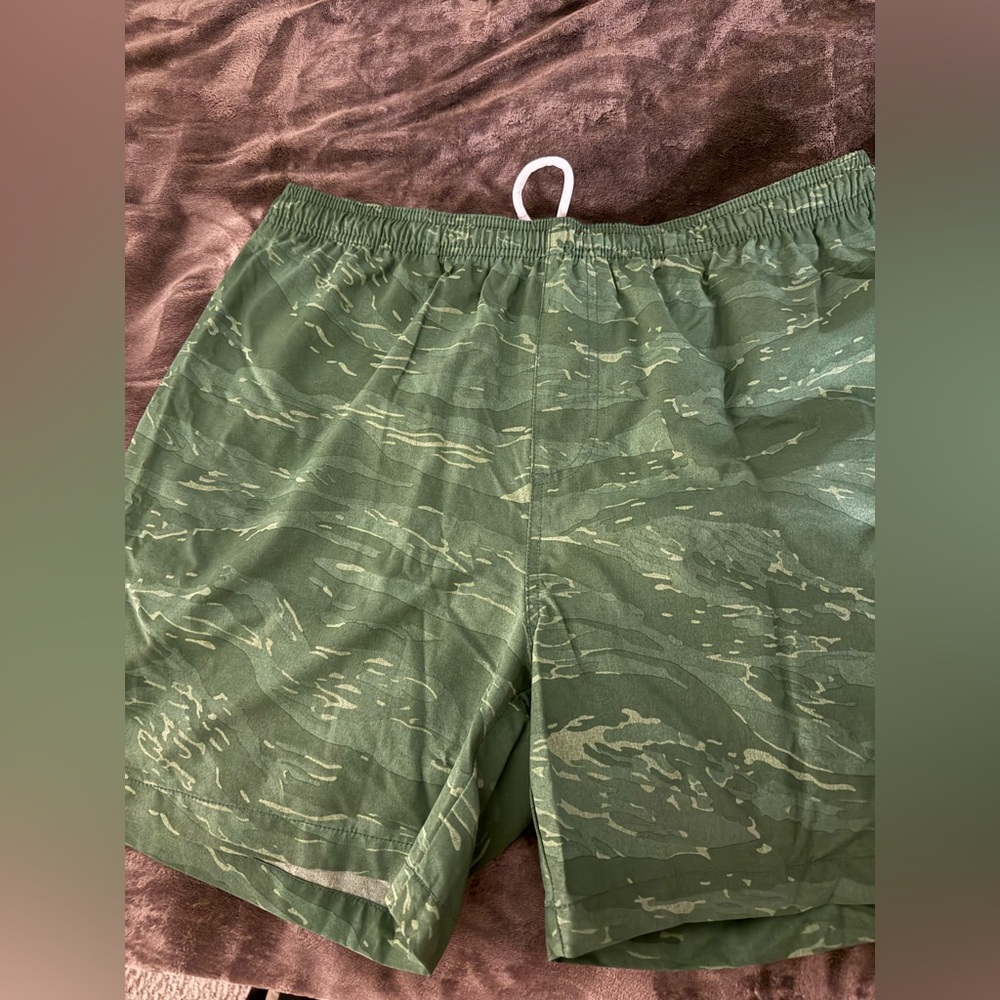 Chubbies Green Camouflage Athletic Shorts